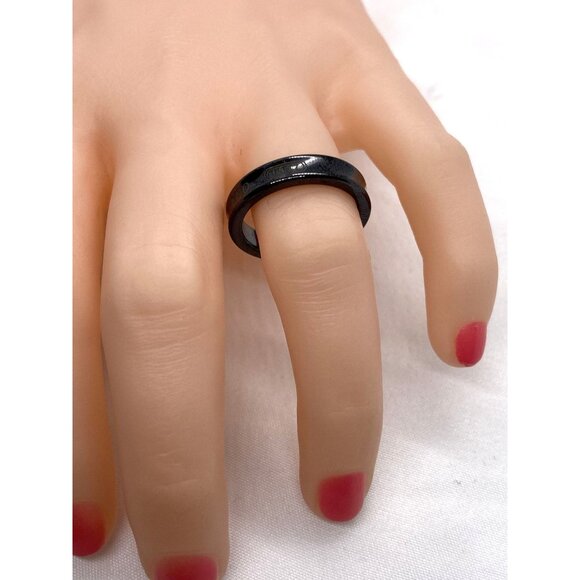 Tiffany & Co Titanium 1837 Narrow Band Ring Size 6 - Picture 1 of 9